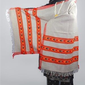 Bohemian Woven Fringe Throw Blanket